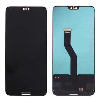 Vervanging LCD-scherm en Digitizer-eenheid (TFT-versie, kleiner schermformaat) (zonder logo) voor Huawei P20 Pro - zwart