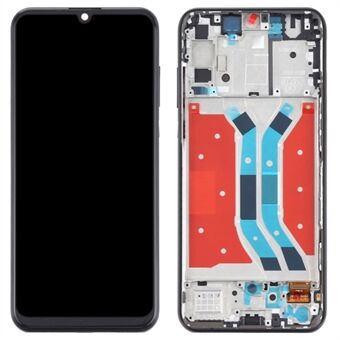 OEM Class S OLED-display en digitaliserende montage + frame vervangend onderdeel (zonder logo) voor Huawei P Smart S / Y8p - Midnight Black