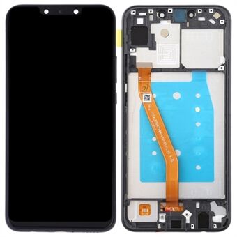 Voor Huawei P Smart + 2019 / nova 3i Smart Phone Grade C LCD-scherm en digitizer + frame vervangend onderdeel (zonder logo) - Zwart