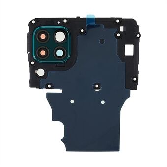 Voor Huawei P40 lite 4G OEM Moederbord Plaat Cover + Camera Lens Ring Cover Deel met NFC functie (zonder logo)