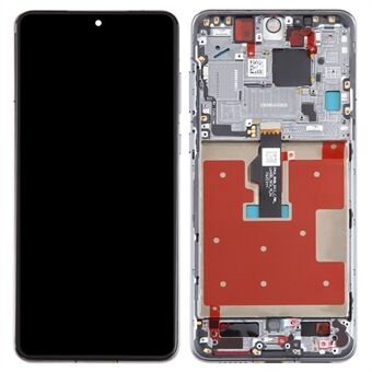 Voor Huawei Mate 50 4G OEM Grade S LCD-scherm en digitaliseringsset + frame (zonder logo) - Zwart