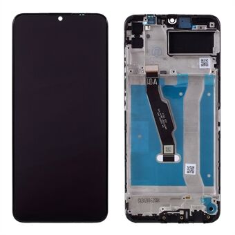 Grade B LCD-scherm Display Digitizer Collection + Frame (zonder logo) voor Huawei Enjoy 10e / Y6p / Honor 9A - Zwart