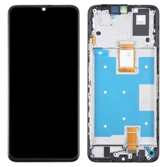 For Honor X7a OEM Grade S LCD-scherm en Digitizer Vergadering + Frame vervangend onderdeel (zonder logo) - Zilver