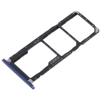 Voor Huawei Honor 8X Max Dual SIM -kaart + TF Card Tray Holder Vervanging (zonder logo) - Blauw