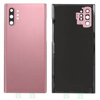 Voor Samsung Galaxy Note 10 Plus 4G N975 / Note 10 Plus 5G N976 Accuhuis met Zelfklevende Sticker+Camera Lens Deksel