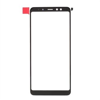 OEM voorscherm glazen lens vervangend onderdeel voor Samsung Galaxy A8 + (2018) A730 - zwart