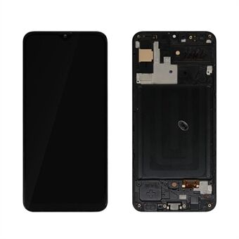 LCD scherm en digitalisering montage + frame vervanging (OLED versie) (zonder logo) voor Samsung Galaxy A30s SM-A307