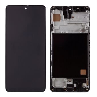 Voor Samsung Galaxy A51 SM-A515 Grade C LCD-scherm en digitizer + frame-eenheid (TFT-versie, zonder vingerafdrukfunctie) (zonder logo) - Zwart