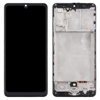 LCD scherm en digitalisering montage + frame reparatie onderdeel (zonder logo) (TFT versie, zonder vingerafdruk functie) voor Samsung Galaxy A31 SM-A315 - Zwart