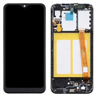 LCD scherm en digitalisering collectie + frame (zonder logo) voor Samsung Galaxy A10e A102 A102U - Zwart