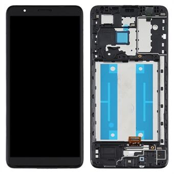 Montage LCD scherm en digitalisering montage + framedeel (zonder logo) voor Samsung Galaxy A01 Core A013