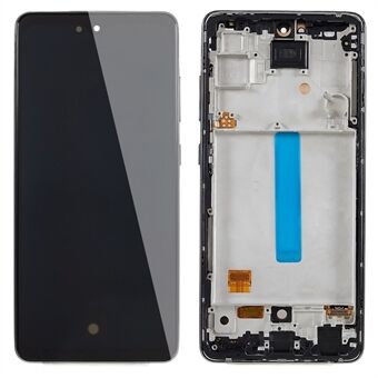 Voor Samsung Galaxy A52 4G A525 Grade C OLED-scherm en Digitizer Montage + Frame (zonder Logo)