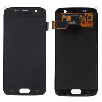 LCD-scherm en digitisizer-assemblage reparatieonderdeel met een vingerafdrukknopmat [TFT-versie] voor Samsung Galaxy S7 G930 - Zwart