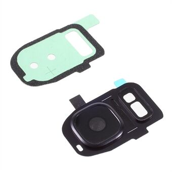 OEM Camera Lens Ring + Flashlight Glass + Adhesive Sticker for Samsung Galaxy S7 G930 / S7 edge G935