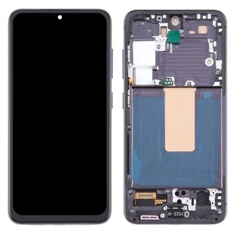 Voor Samsung Galaxy S23 S911 Grade C LCD Scherm en Digiziter Assemblage + Frame Onderdeel (TFT Technologie) (Zonder Logo) - Zwart