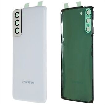 Voor Samsung Galaxy S21 5G G991 Batterij Behuizing met Sticker + Camera Lens Cover