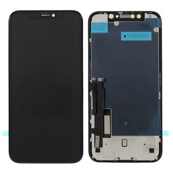 LCD-scherm en Digitizer-montage met frame en metalen plaat voor iPhone XR 6,1 inch (RUIJU In-Cell Workmanship) (zonder logo)