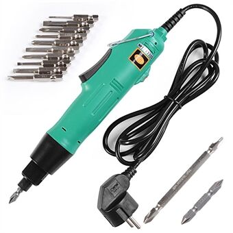 H6 220V Snelheidsregelbare Elektrische Schroevendraaier Bit Set Huis Reparatie Gereedschap