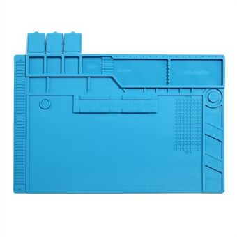 S-170 warmte-isolerende magnetische siliconen reparatiemat met schaal en schroefpositie