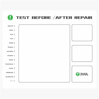 2UUL ST92 30cmx25cm Magnetische Projectmat Werkmat Gereedschap voor Telefoonreparatie Mat