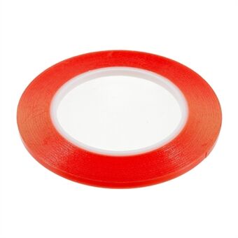 BEST 0,5 cm x 25 m sterk klevende dubbelzijdige tape ultradunne naadloze reparatie dubbelzijdige tape - rood