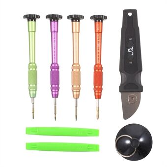 8-in-1 Professionele Schroevendraaier Pry Demontage Reparatie Tool Kit voor iPhone 7