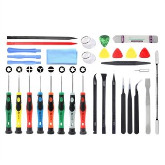 JF-8136 32-in-1 Schroevendraaier Reparatie Tool Kit voor iPhone Samsung Huawei