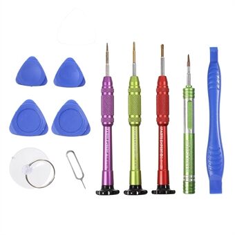 IPARTS EXPERT 12-in-1 Antislip Professionele Schroevendraaier Afzonderlijke Opening Reparatie Tool Kit voor iPhone