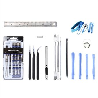 JF-8116 74-in-1 Professionele Schroevendraaier Bits Kit Opening Reparatie Tool Set