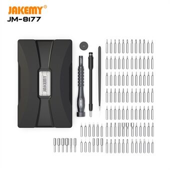 JAKEMY JM-8177 106-in-1 Multifunctionele Magnetische Schroevendraaier Set Telefoon Tablet Reparatie Tool