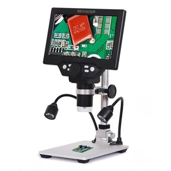 G1200D 7 inch Digitaal Microscoop Elektronische 12MP LCD Display Versterkingsloep Gereedschap, Plug-In Versie