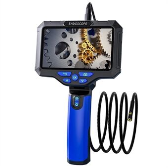 T28 Industriële Borescope met 4 Stuks Licht 15m 7,9mm Dubbele Lens 5-inch 1080P Endoscoop Slangcamera