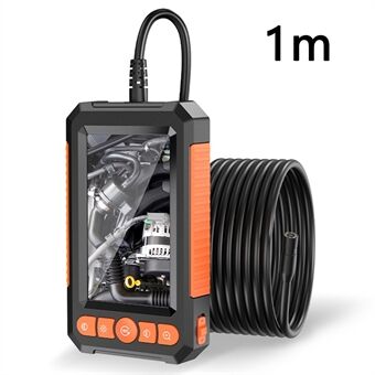 C43 1m Draad 8mm Enkele Lens Inspectie Borescope 1080P Camera Endoscoop met 4.3 inch Scherm