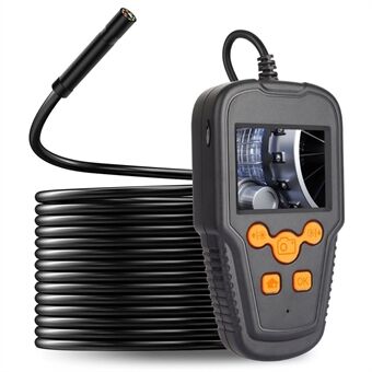 P60A 10m Harde Draad 8mm Lens Draagbare 2.4 inch Scherm Industriële Endoscoop Waterdichte HD Inspectie Camera Borescope