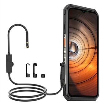 ULEFONE uSmart E02 Endoscoop Dual Camera Borescope Scope Camera voor Power Armor 19 / 18T / 18 / 16 Pro / 13 / Armor 9 / 9E