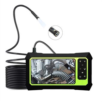 B315 5m draad 8mm dual lens endoscoop inspectie camera 6+1 LED 4,3-inch scherm industriële borescope