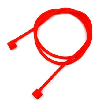 10 stuks / set oortelefoons anti-verloren siliconen touwriem voor Apple AirPods - rood
