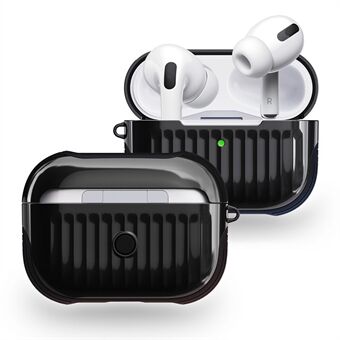 Kofferstijl Glanzend rubberen PC + TPU-combocase voor Apple AirPods Pro