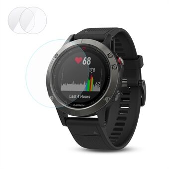 HAT Prince 2st / set 2.15D 0.2mm 9H Screenprotector van gehard glas voor Garmin Fenix 5 Arc Edge