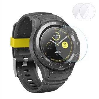 HAT Prince 2 stuks 0.2 mm 9H 2.15D Screen Protector Film in Gehard Glas voor Huawei Watch 2