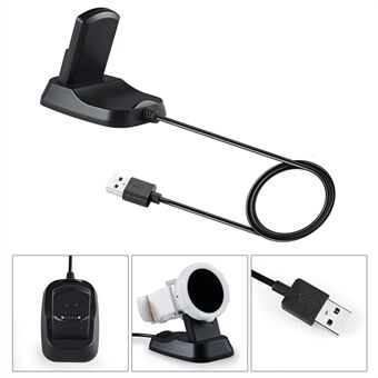 2 in 1 USB- Stand Dockstandaardadapter voor Ticwatch E / Ticwatch S met 1 m USB-kabel