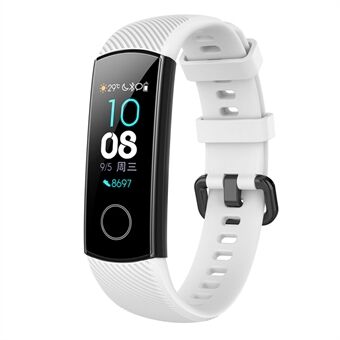 Voor Huawei Honor Band 4 siliconen horloge polsband vervanging, lengte: 95,6 + 124,8 mm