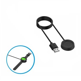 USB magnetisch oplaadstation kabelsnoer oplader voor Xiaomi Huami Amazfit GTR 42 mm 1909 / GTR 47 mm 1901 horloge - zwart