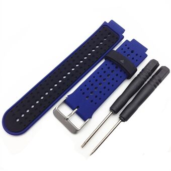 Universele Siliconen Horlogeband voor Garmin Forerunner 220/230/235/630/620/735 - Navy