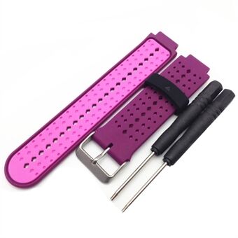 Universele Siliconen Horlogeband voor Garmin Forerunner 220/230/235/630/620/735 - Magenta