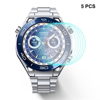 ENKAY HAT- Prince 5PCS Screen Protector Voor Huawei Watch Ultimate 9H Hoge Aluminium-silicium Glas Bescherming Film