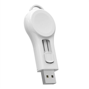 Draadloze magnetische oplader voor Apple Watch-serie Snelle oplader USB draagbare mini-horlogeoplader