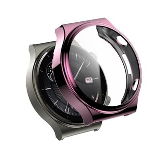 Beschermglas van gehard glas, gegalvaniseerd TPU-frame voor Huawei Watch GT 2 Pro/ Classic/ Sport