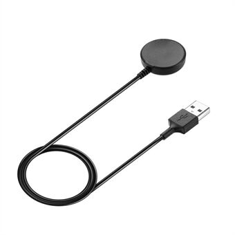 Universal USB-oplaadstationkabel voor Samsung Galaxy Watch3 41 mm R840 / 45 mm R850 / Galaxy Watch Active/ Active2 - Zwart