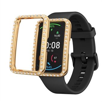 Strass Decor Beschermhoes Galvaniseren, Hard PC Frame voor Huawei Watch Fit